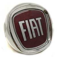 Emblemat Logo Znaczek Fiat 95Mm Czerwony