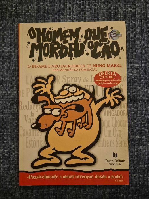 Livro O Homem que Mordeu o Cão - 1ª Edição (portes incluídos)