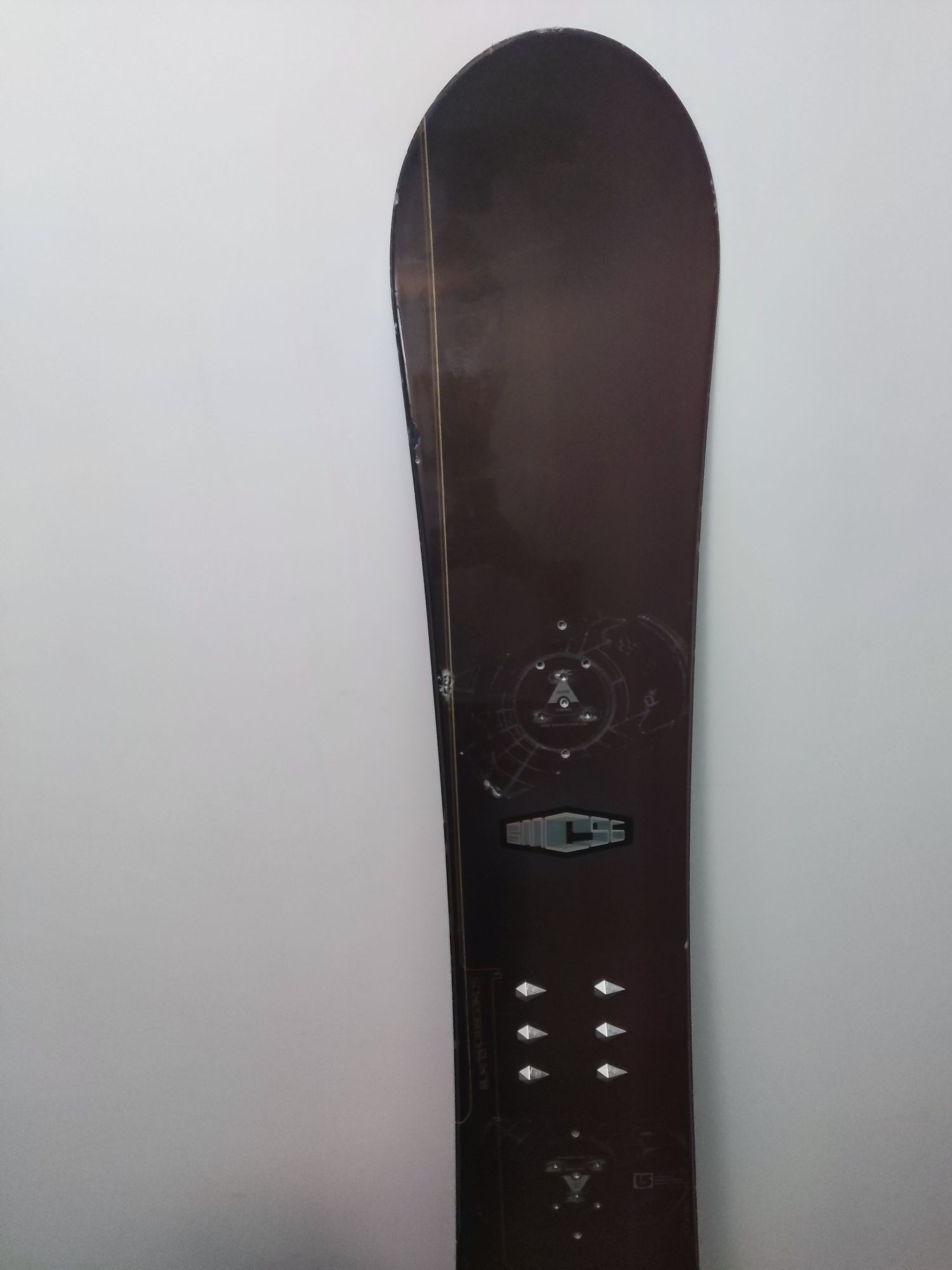 Snowboard e fixações