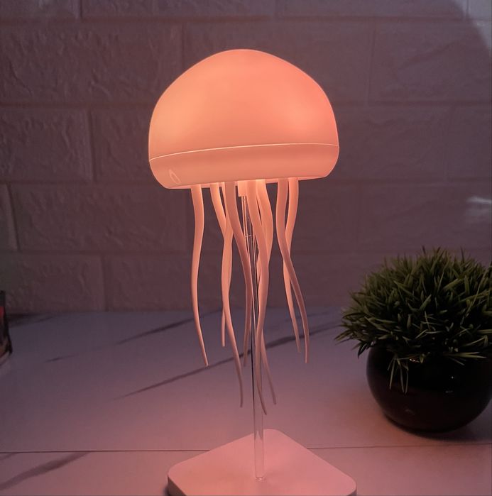 Нічник медуза, світильник, медуза з рухомими «ніжками»