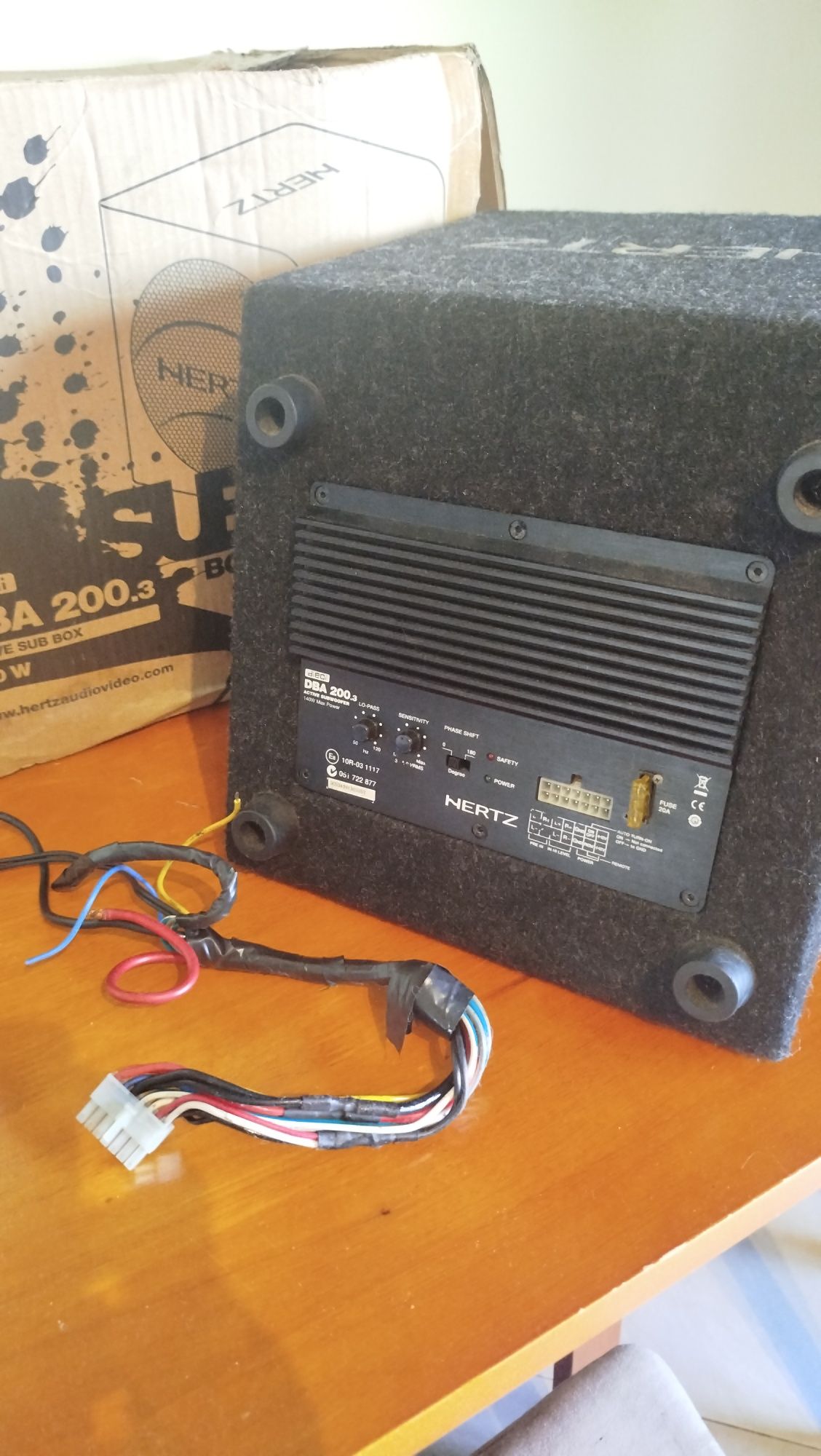 Subwoofer Ativo Hertz DBA 200.3