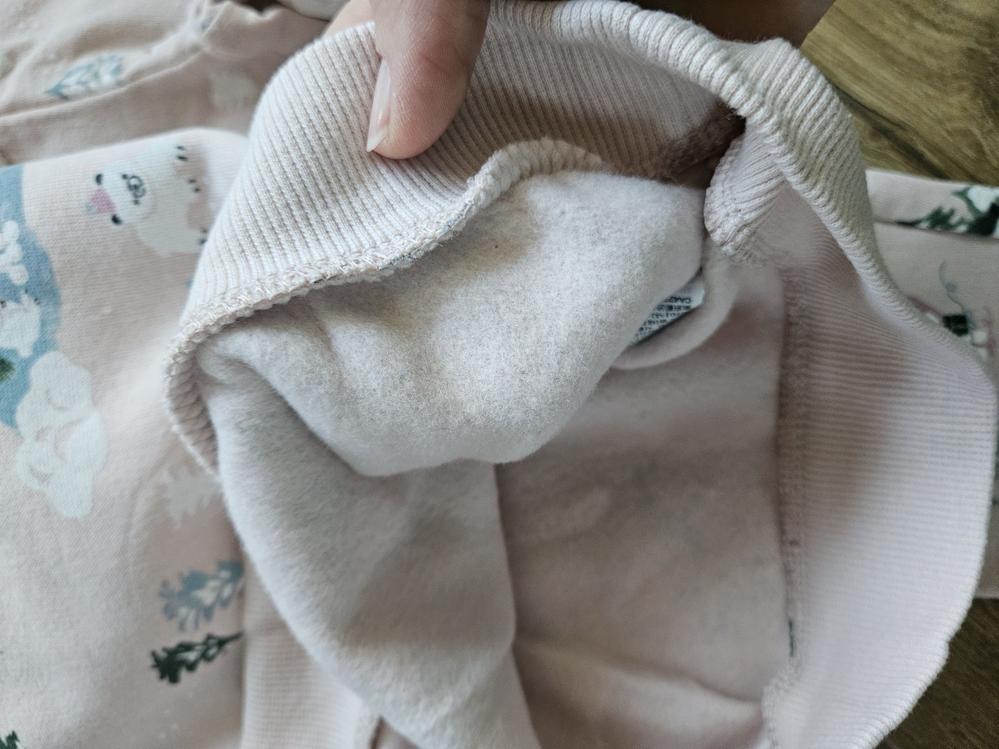 Komplet dresowy H&M 104 pudrowy różowy nowy