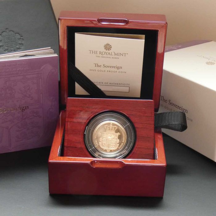 2025 Libra Ouro Proof Brasāo c/ Caixa e Certificado