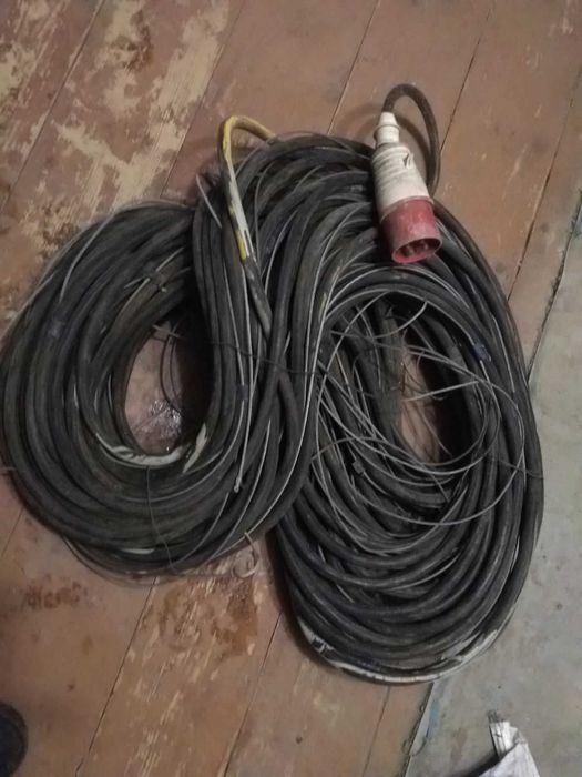 Кабель гумовий 4-х жильний б/у