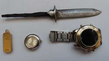 MM+, Starocie różności nożyk finka zegarki wisiorek