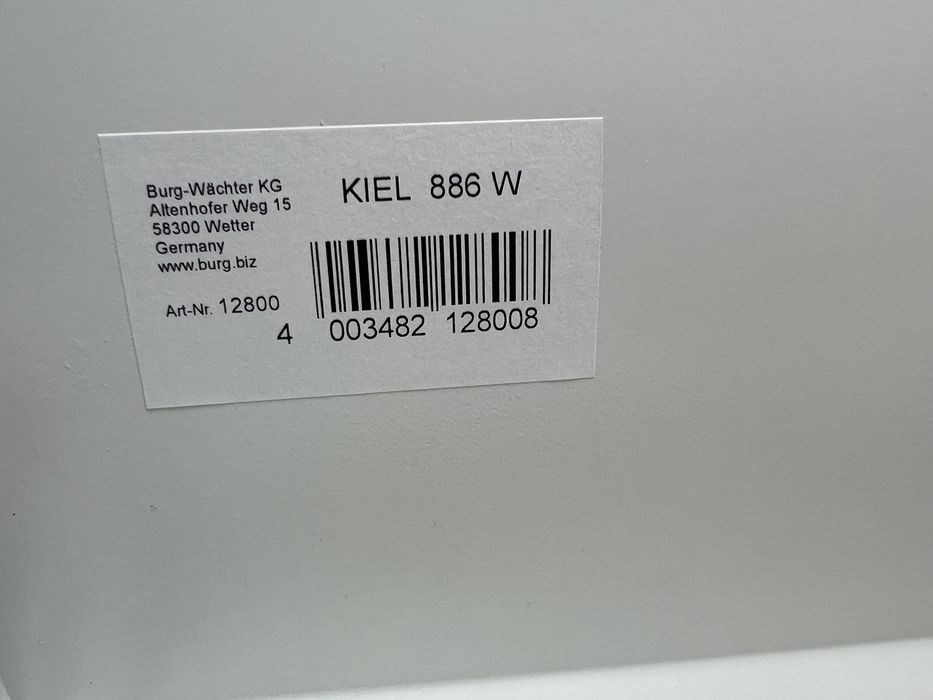 Skrzynka pocztowa Burg Wächter 12800 KIEL 886 W