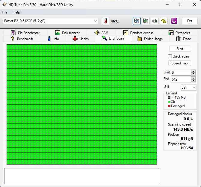 Dysk SSD Patriot P210 SATAIII 512GB