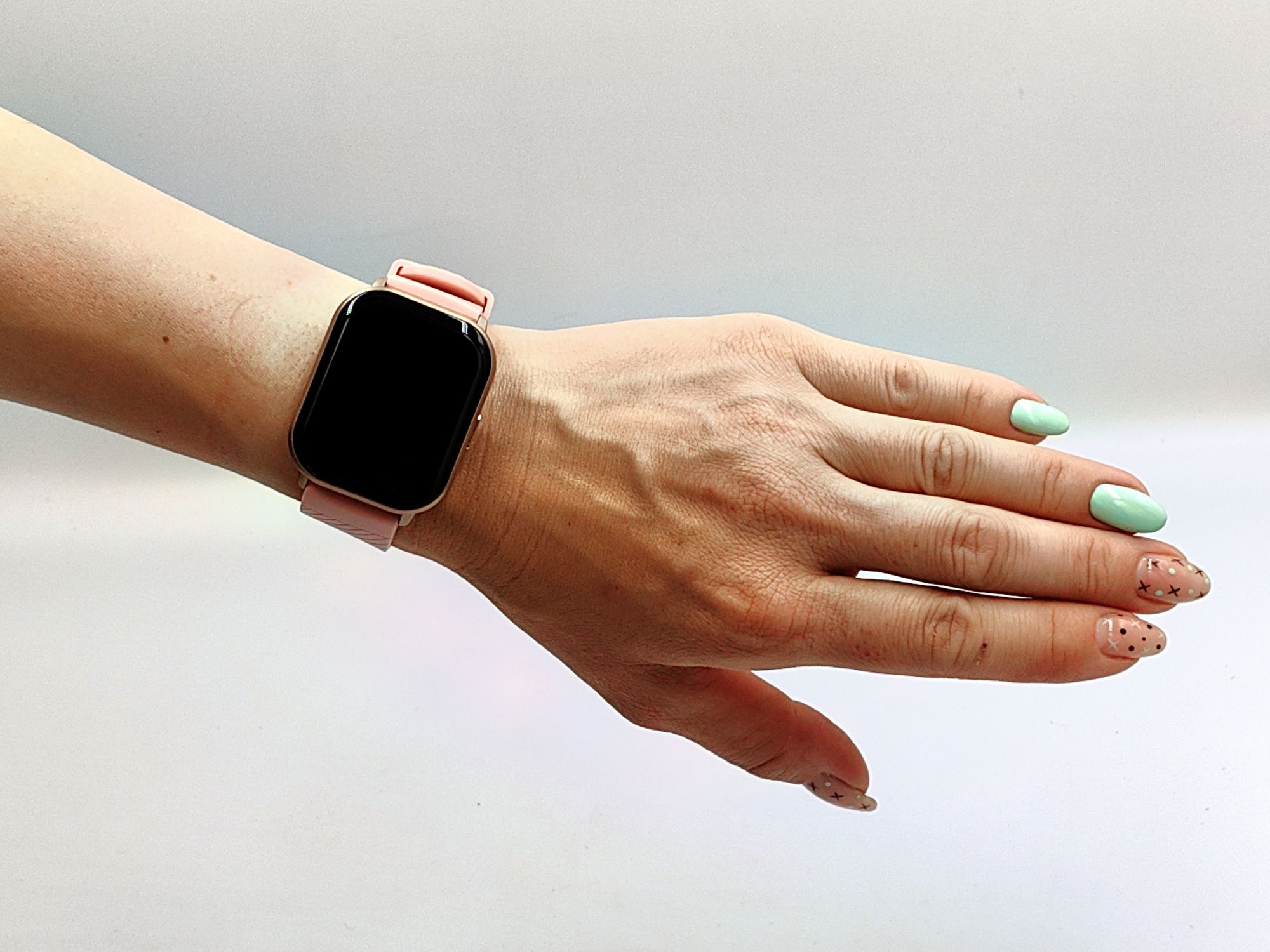 Smartwatch AMOVAN ZL99J DAMSKI Różowy 2 paski