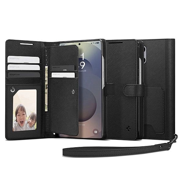 Spigen Wallet "S" Galaxy S25 Ultra Black