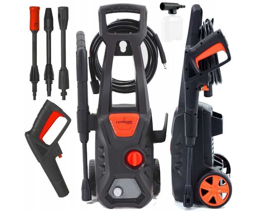 SAMOSSĄCA Mocna 130bar/230bar 1600W Myjka ciśnieniowa Lehmann Do auta