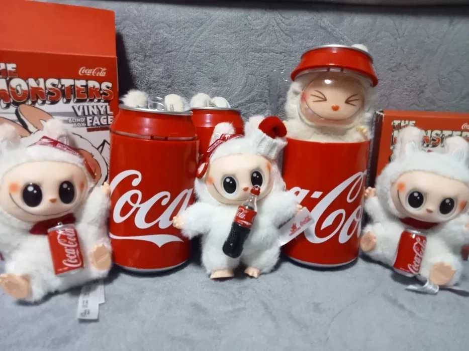 ОПТ\РОЗДРІБ Іграшка фігурка колекційна Лабубу банка кокакола CocaCola