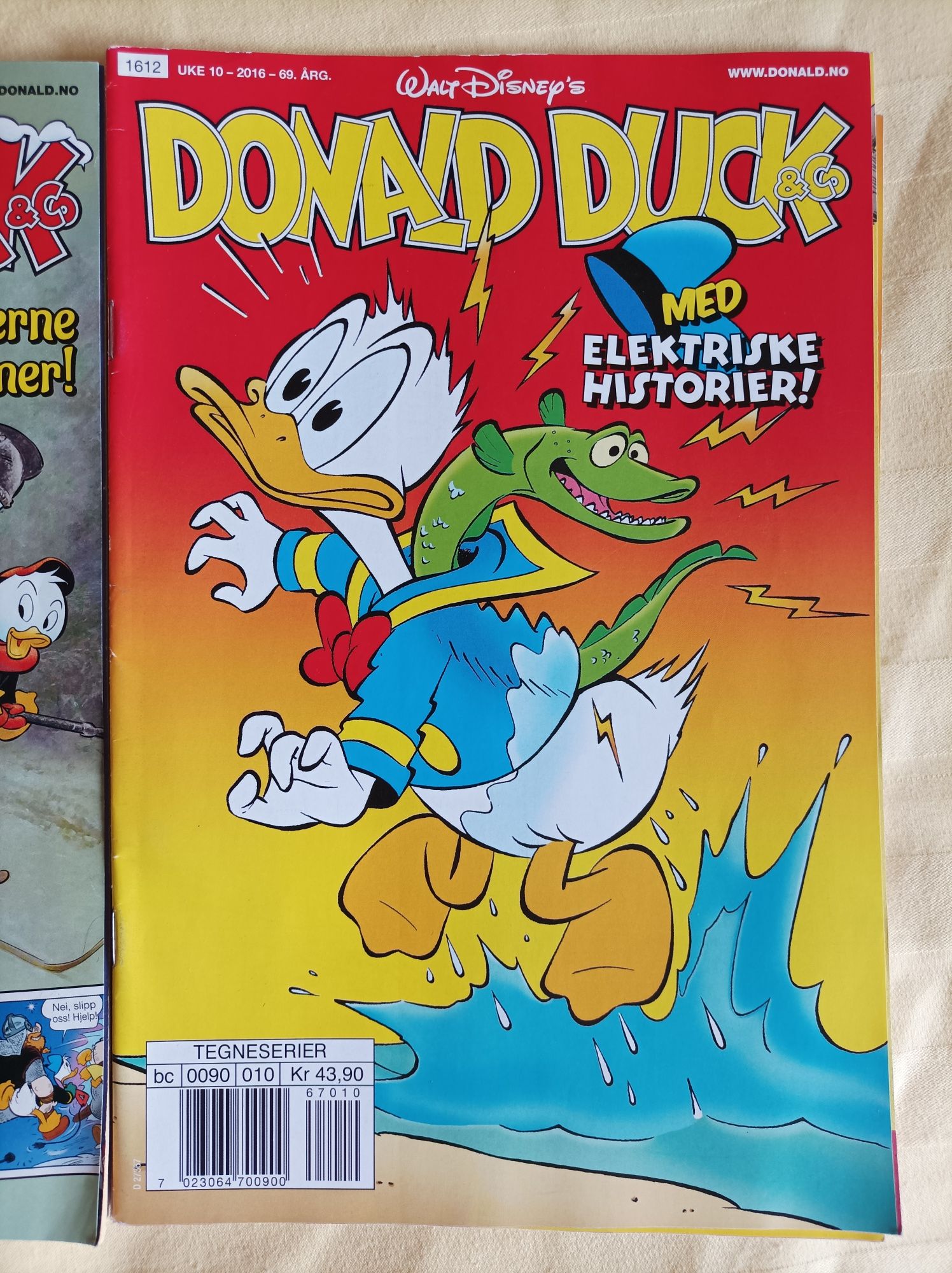 Donald Duck komiks norweski język