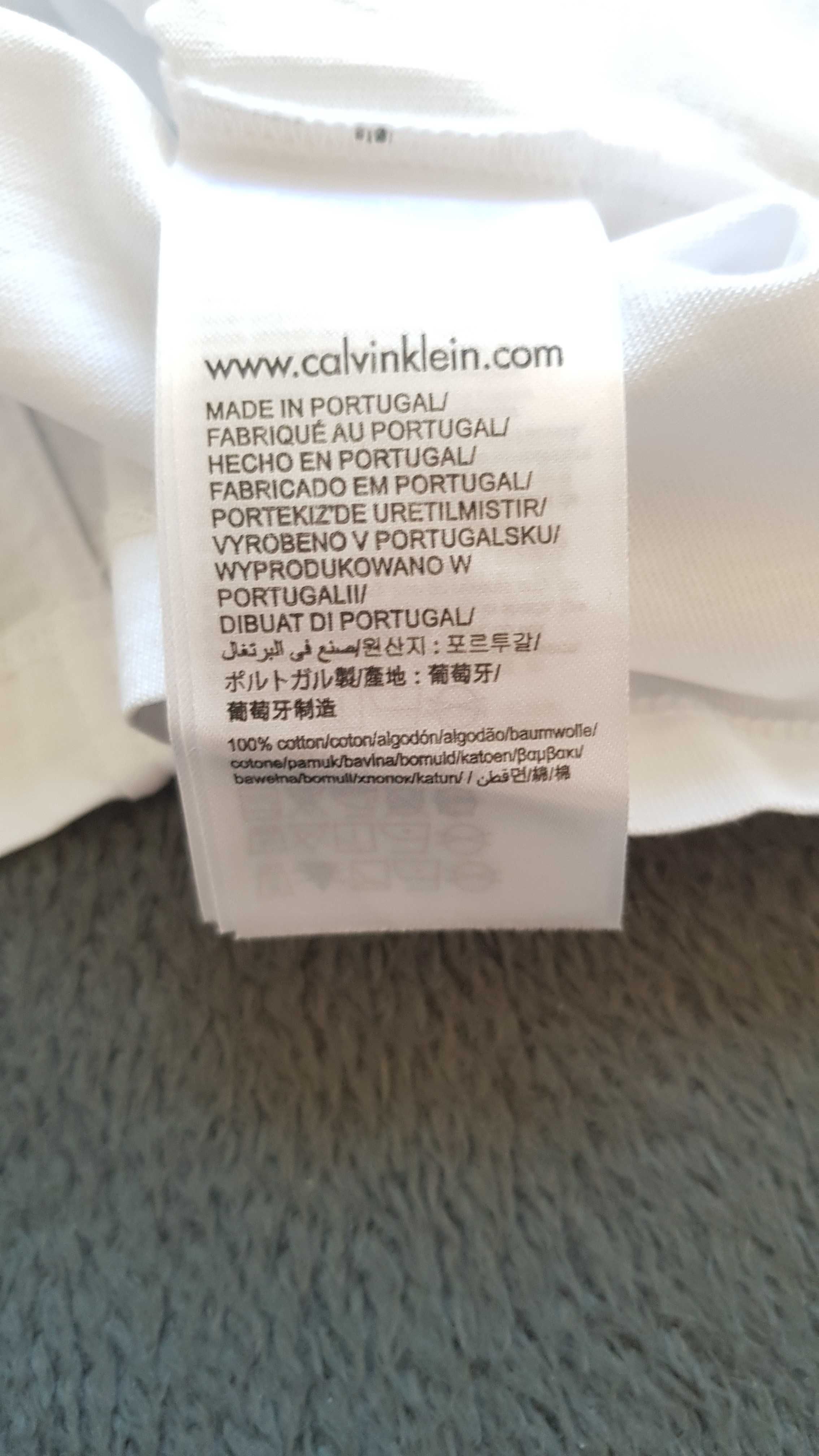 XS CK Calvin Klein Jeans t-shirt biały nowy z metką