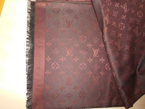 Louis Vuitton Chusta Szalik, Szal apaszka damski kasmirowa 03596