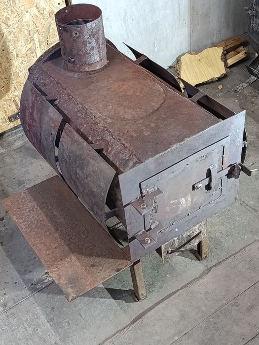 Буржуйка грубка для гаража