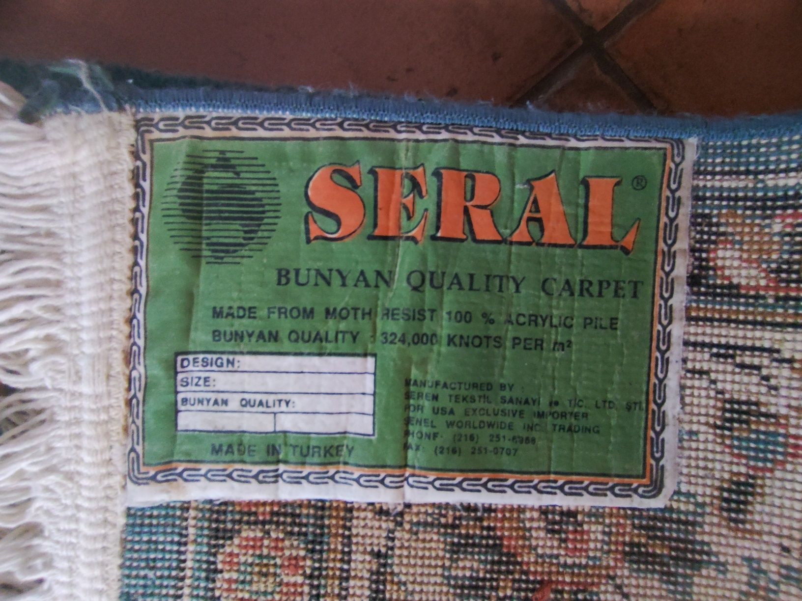 Dywan Seral Made in Turkey