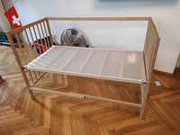 Ikea łóżko łóżeczko dziecięce dostawka 120x60