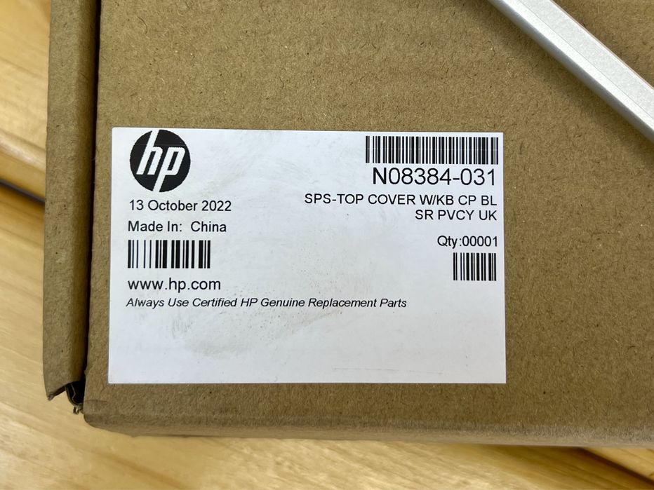 Новий топкейс/верхня панель і клавіатура для ноутбука HP 830 G9/G10