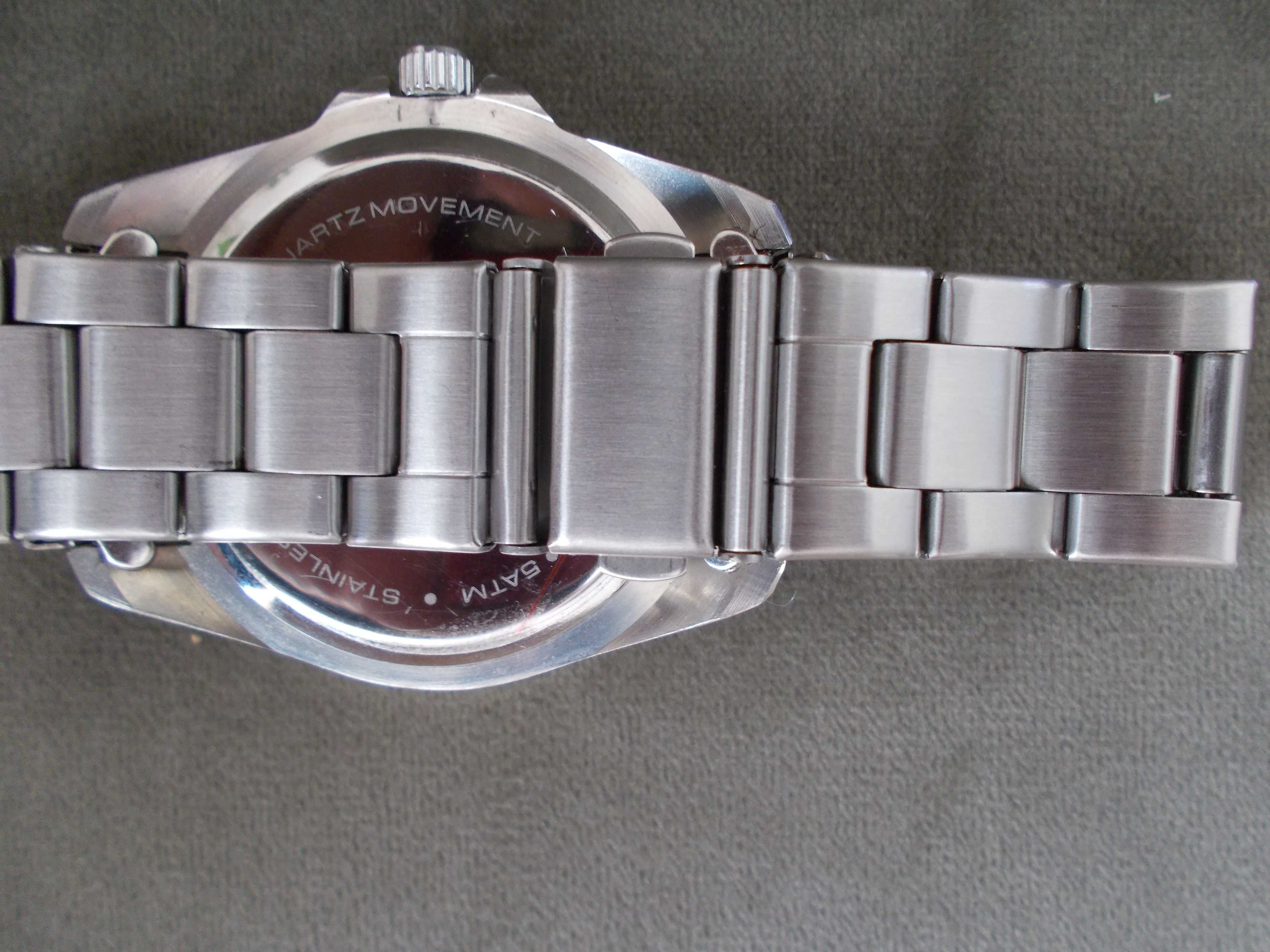 Oceanmaster, atrakcyjny zegarek męski nowy z metalową bransoletą