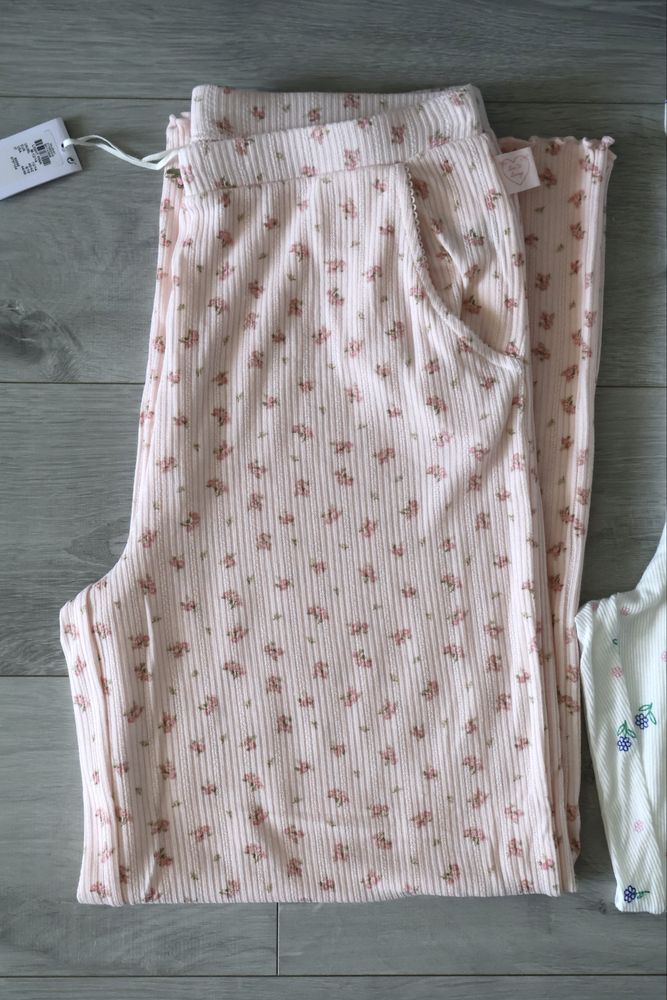 Conjunto 2 Pijamas Algodão M (NOVO - PORTES INCLUÍDOS)