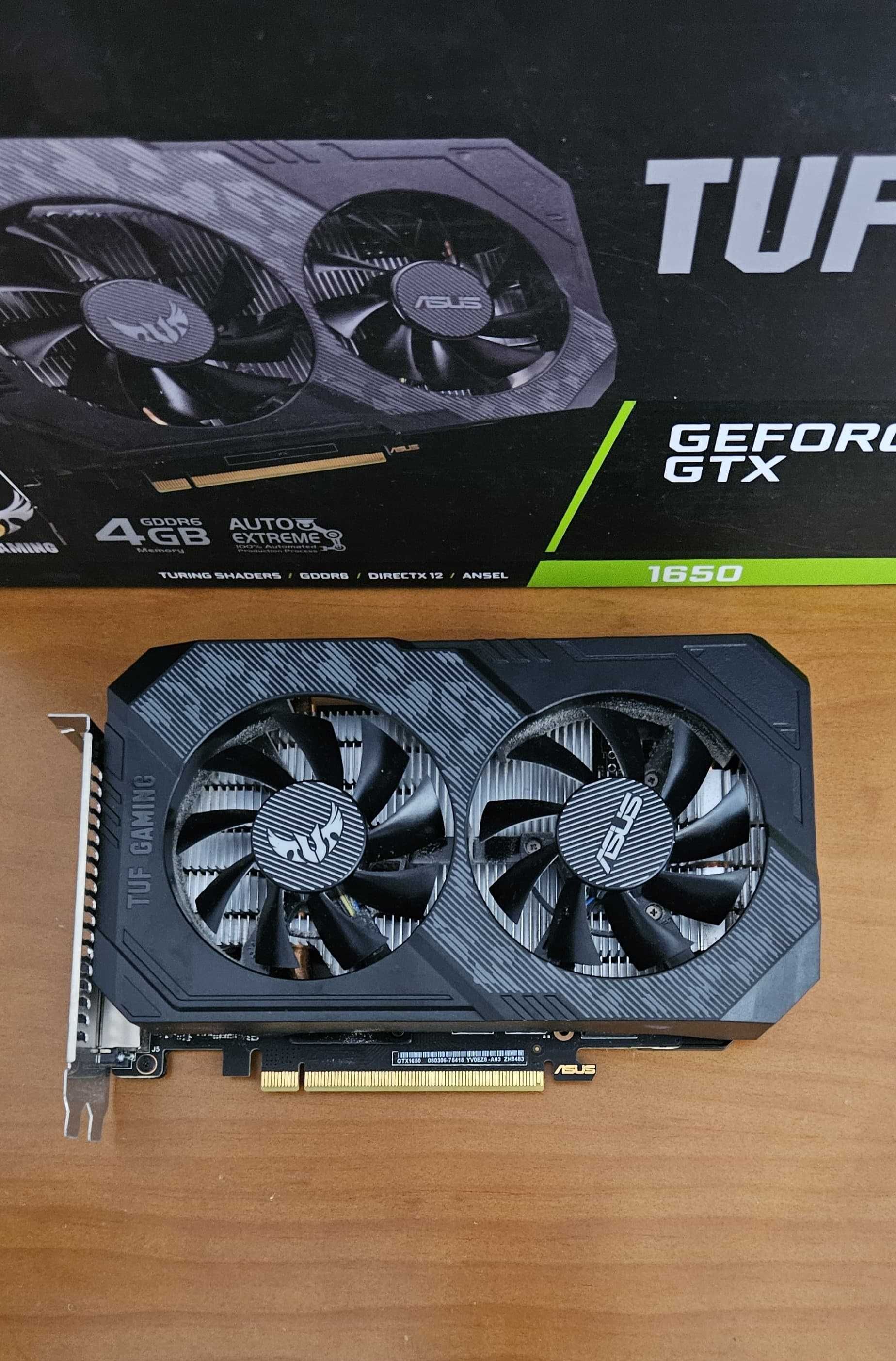Placa Gráfica Asus GTX1650 Tuf Gaming 4GB GDDR6