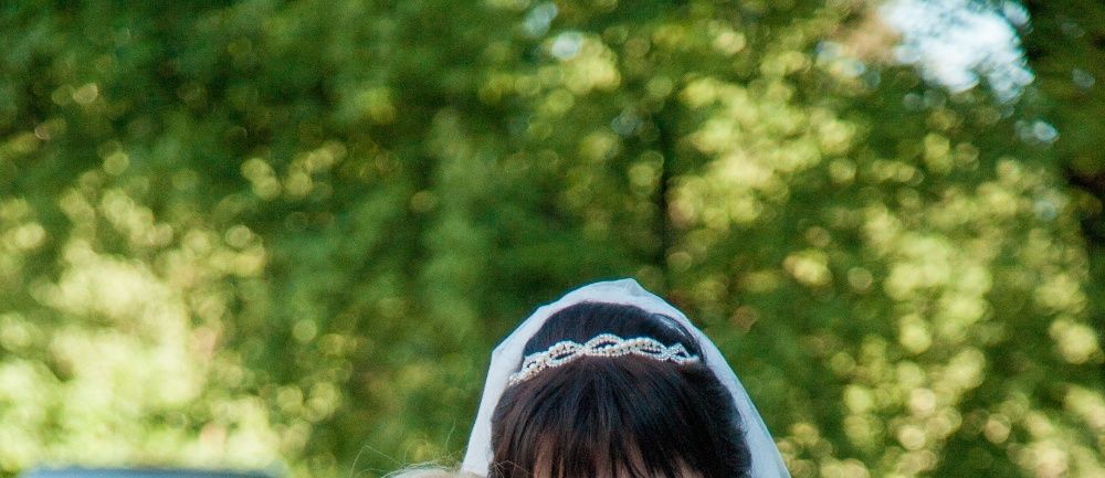 Діадема, весільна заколка, весільний аксесуар, намисто прикраса сукні