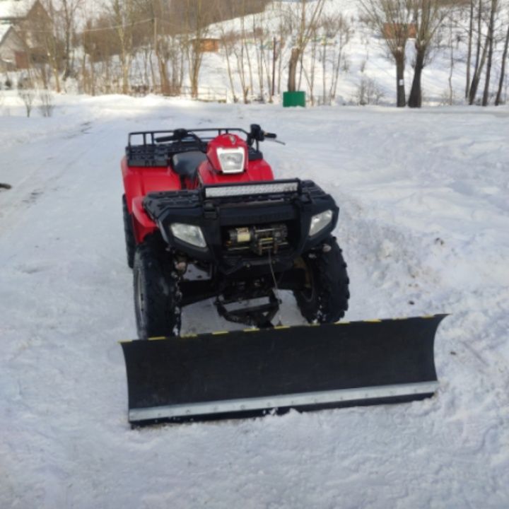 Pług do śniegu quad traktorek solidny blacha 4mm