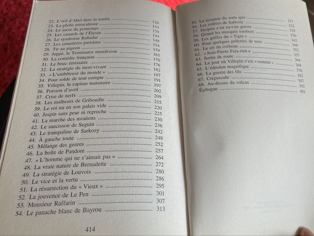 Livro em francês La tragedie du President