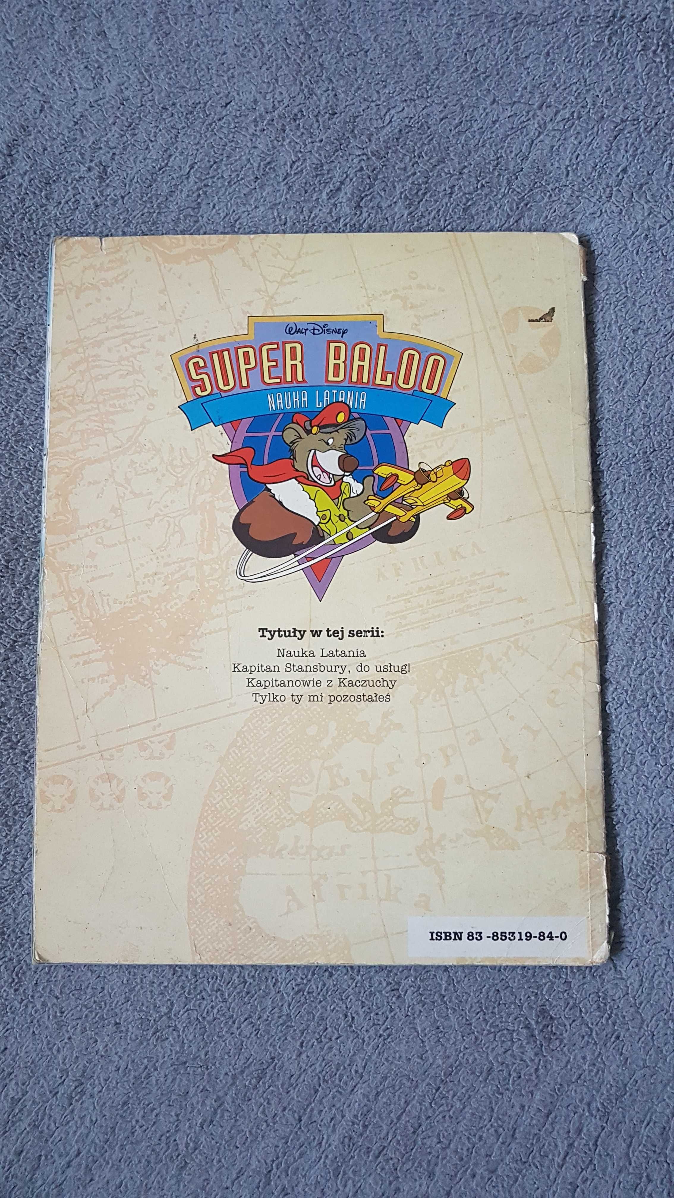 Super Baloo, Nauka latania, Walt Disney
