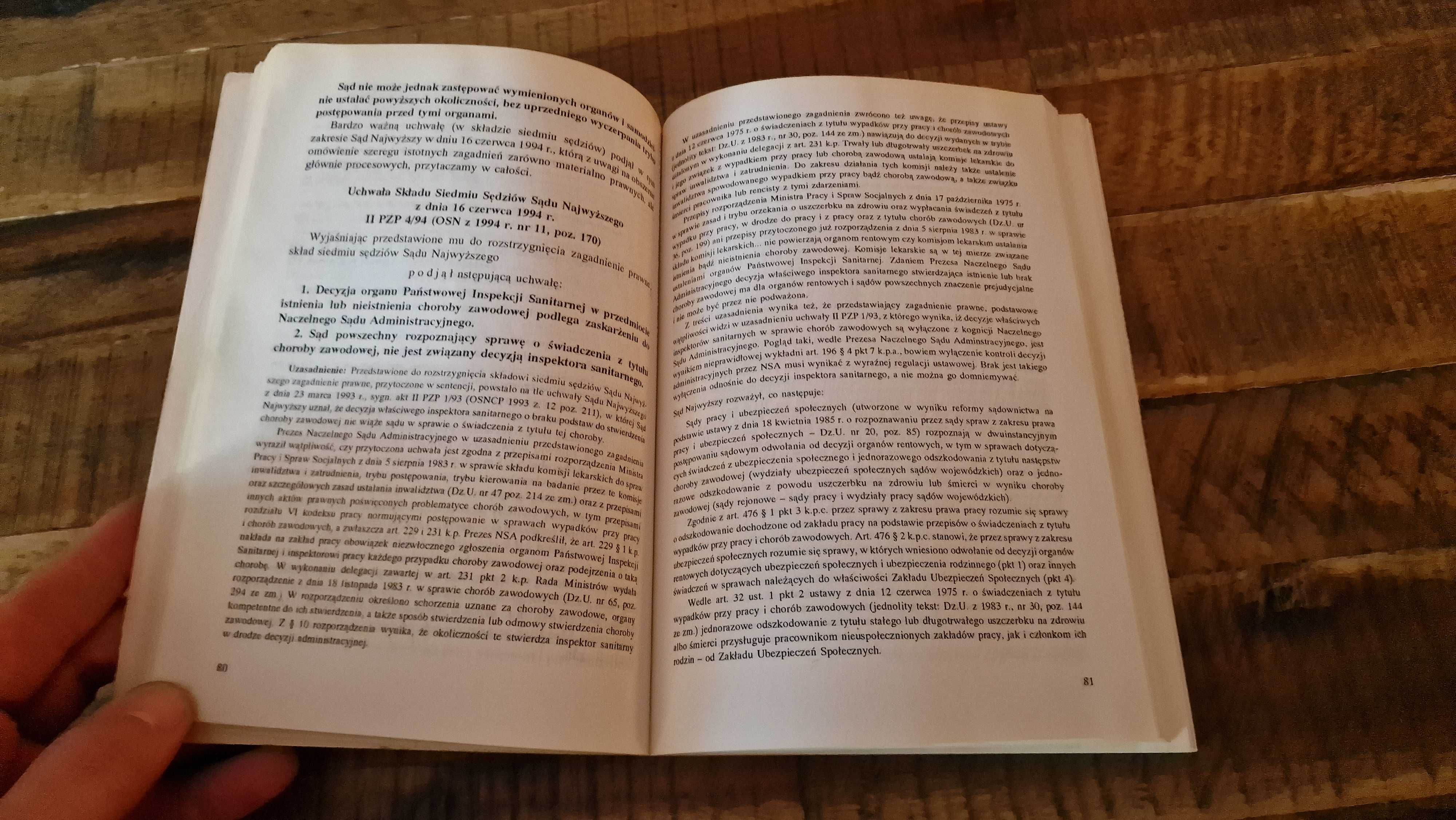 Wypadki przy pracy Świadczenia wypadkowe i wyrównawcze Tadeusz Sójka