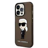 Karl Lagerfeld Etui Hardcase iPhone 14 Pro Max 6,7" Czarny Ikonik