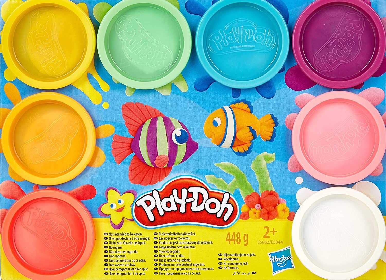 Набор для лепки из 8 баночек Play Doh, ‎E5044EU4