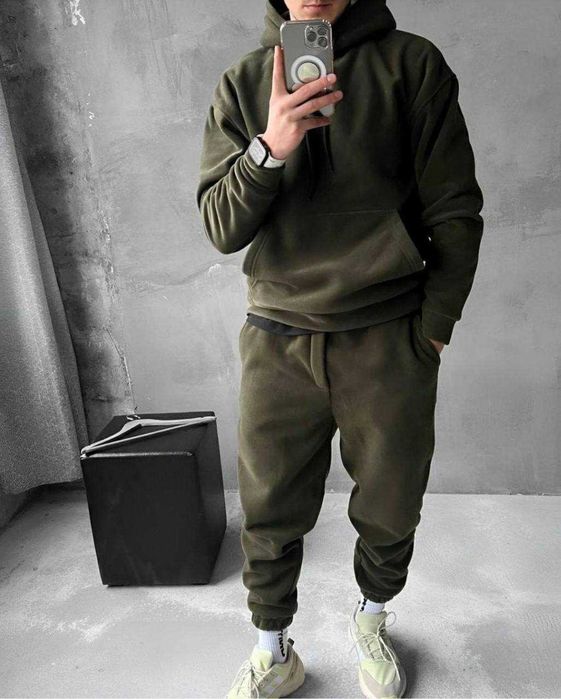 Теплий чоловічий спортивний костюм фліс | мужской костюм модель 809