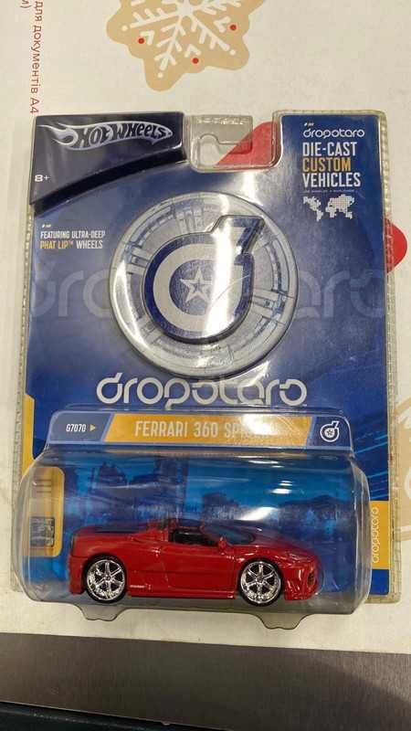 Hot wheels 1:43 dropstars Ferrari 360 spider red/czerwony