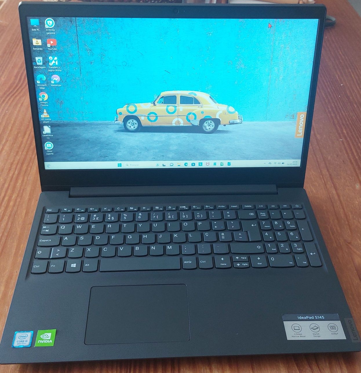 Portatil LENovo ldeapad
S145
S145-15IWL-392 (15.6" - Intel
Core i5-826