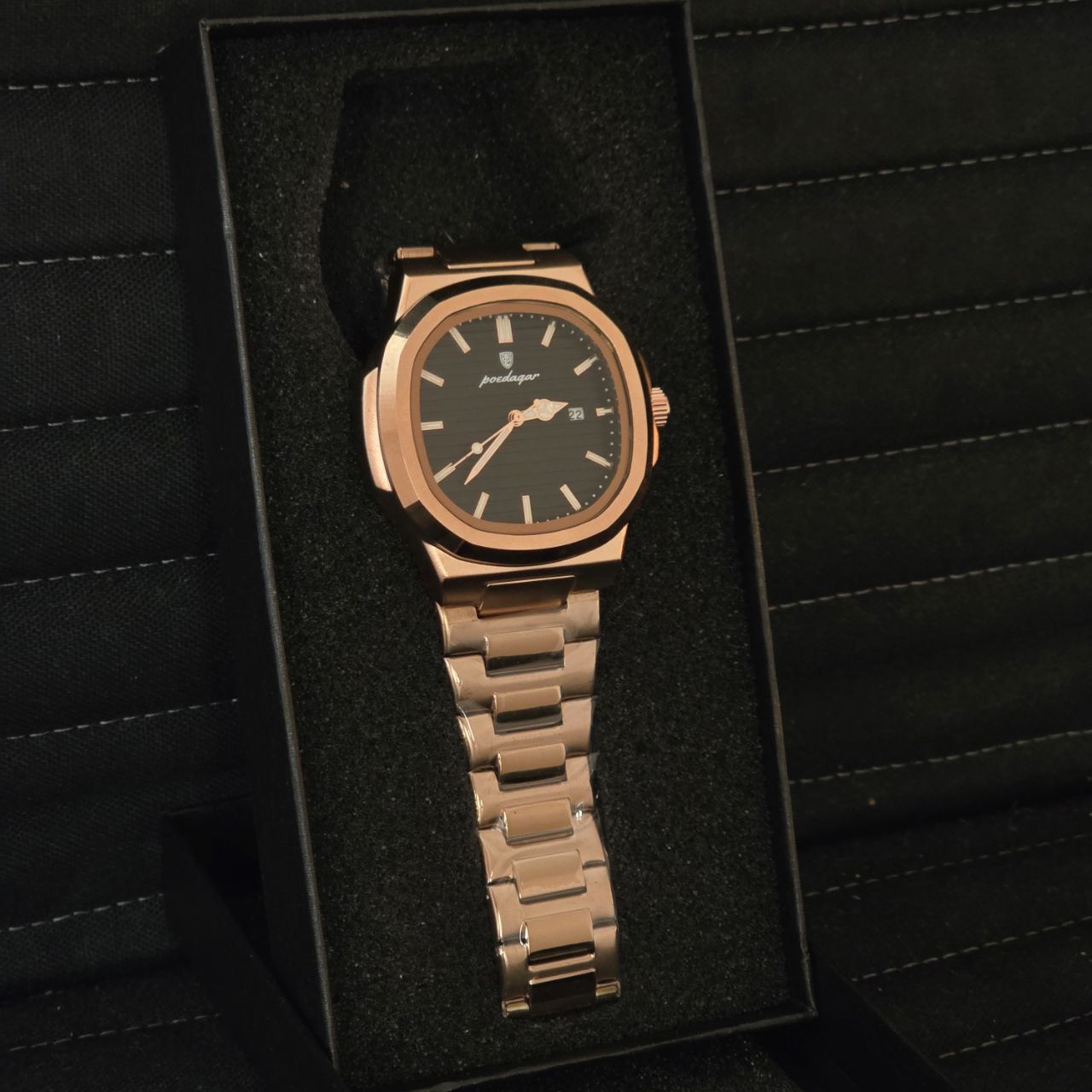 Relógio Poedagar 613 – Elegância Retro para Homens com Estilo