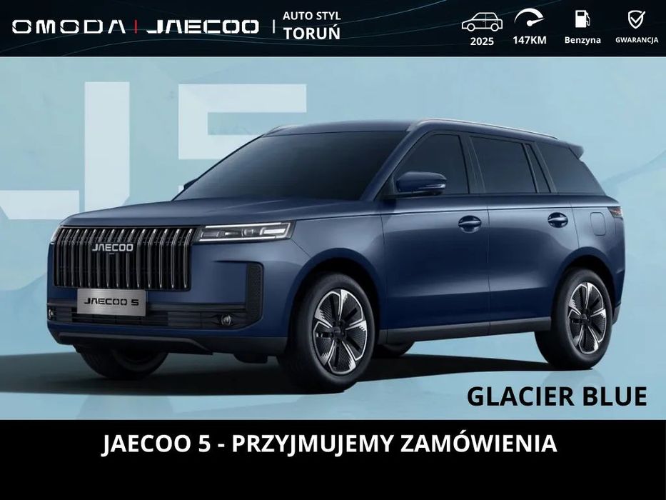 Jaecoo 5 PREMIUM 1.6 TGDI 7DCT 147KM/275NM FWD - przyjmujemy zamówienia