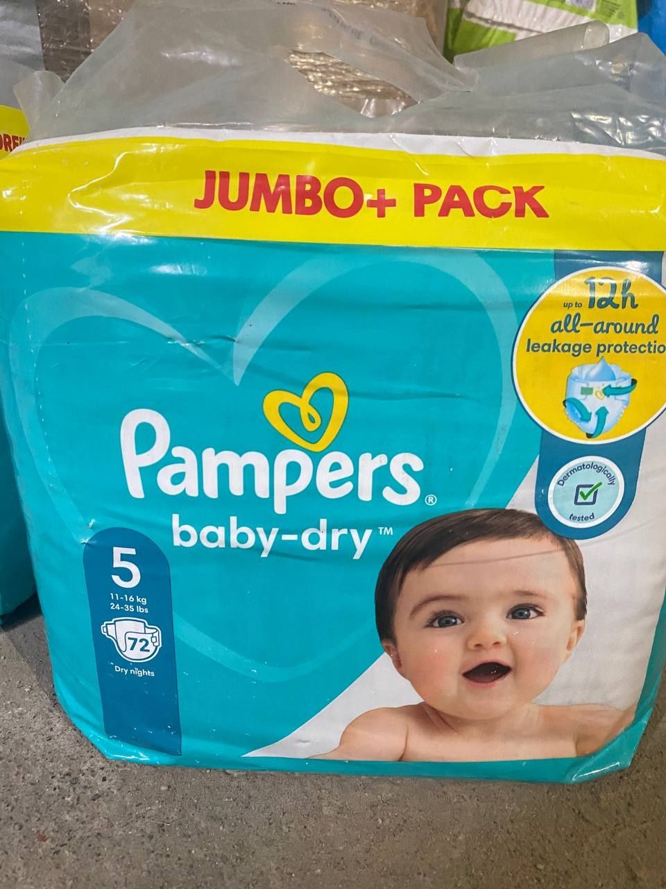 Памперси pampers baby dry 5