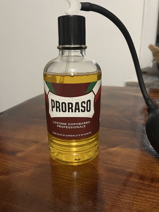 PRORASO Lotion RED włoska woda po goleniu  chłodząca 400ml