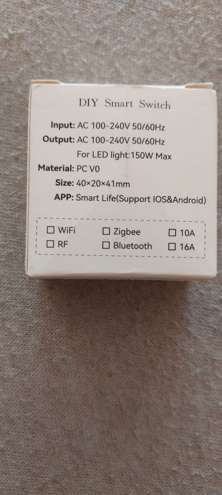 Włącznik światła Smart Home wifi