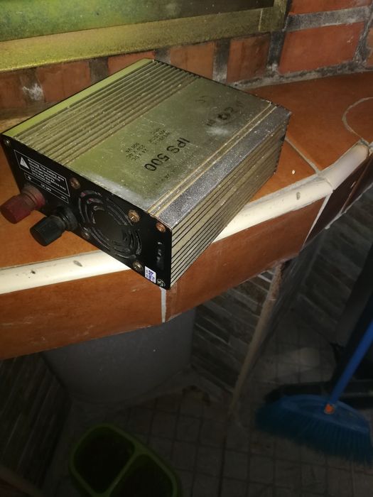 Conversor 24 V a trabalhar