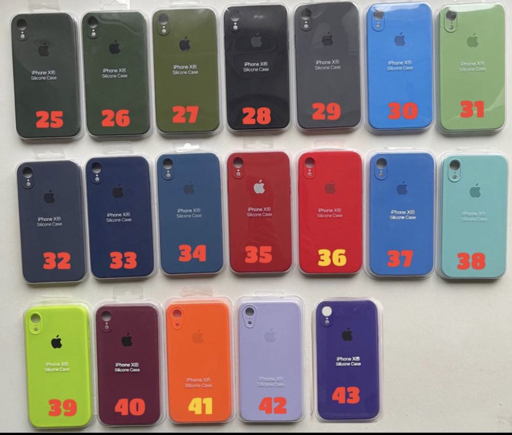 Чехол с квадратными бортиками на айфон XR iphone