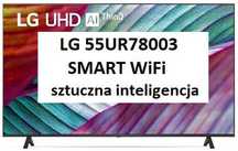 NOWY LG 55UR78003 SMART WiFi sztuczna inteligencja