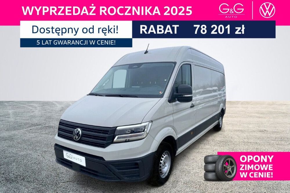 Volkswagen Crafter FURGON 4.490 35 2.0 TDI 130 kW 6-G  35 Furgon silnik: 2,0 l EU6 SCR 177 KM
