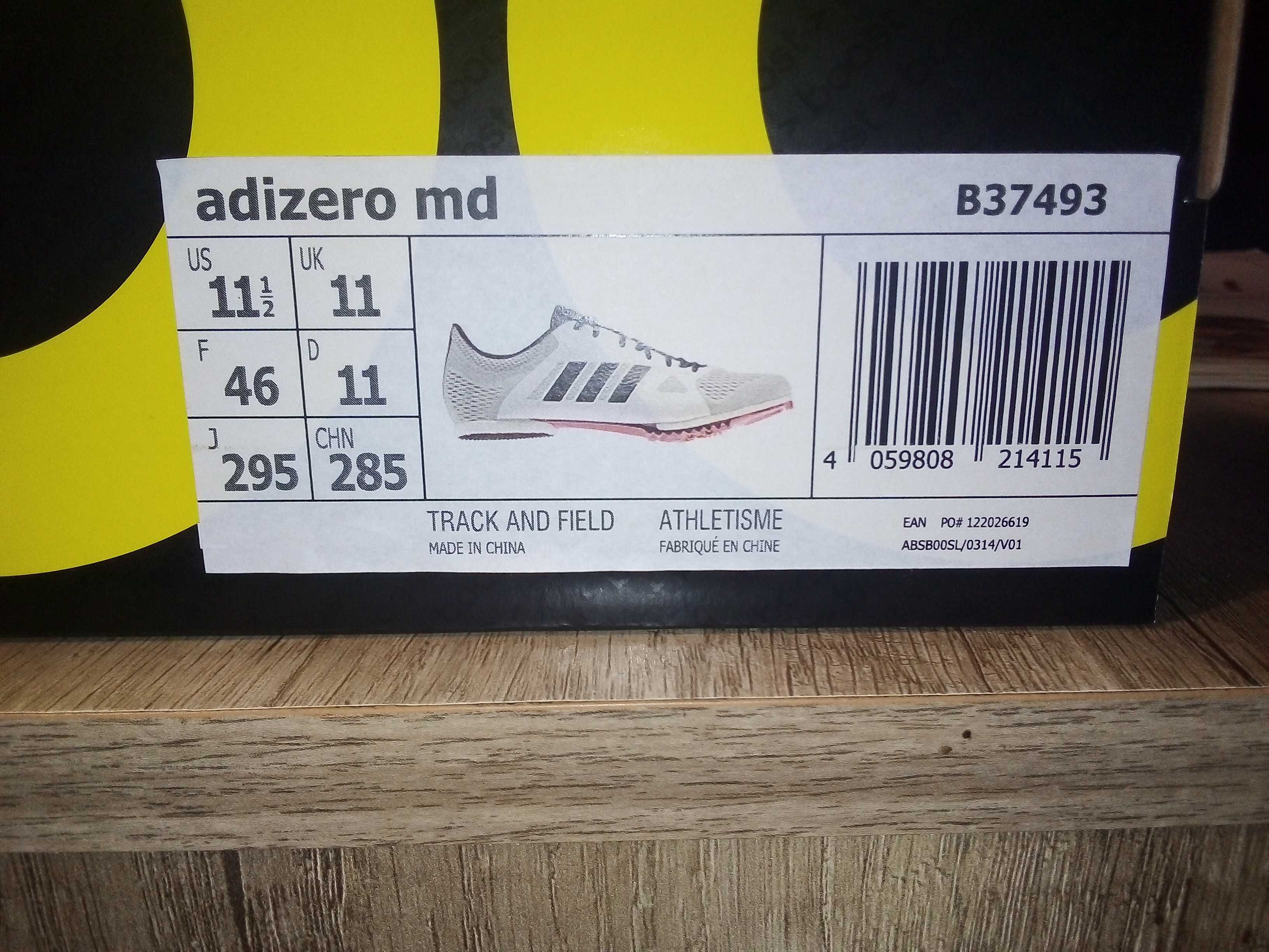 Kolce lekkoatletyczne ADIDAS ADIZERO MIDDLE-DIS r 46