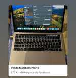 MacBook Pro 15 , 2017, como novo