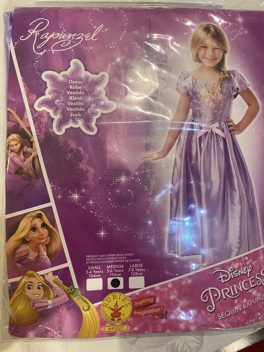 Fato princesa Rapunzel