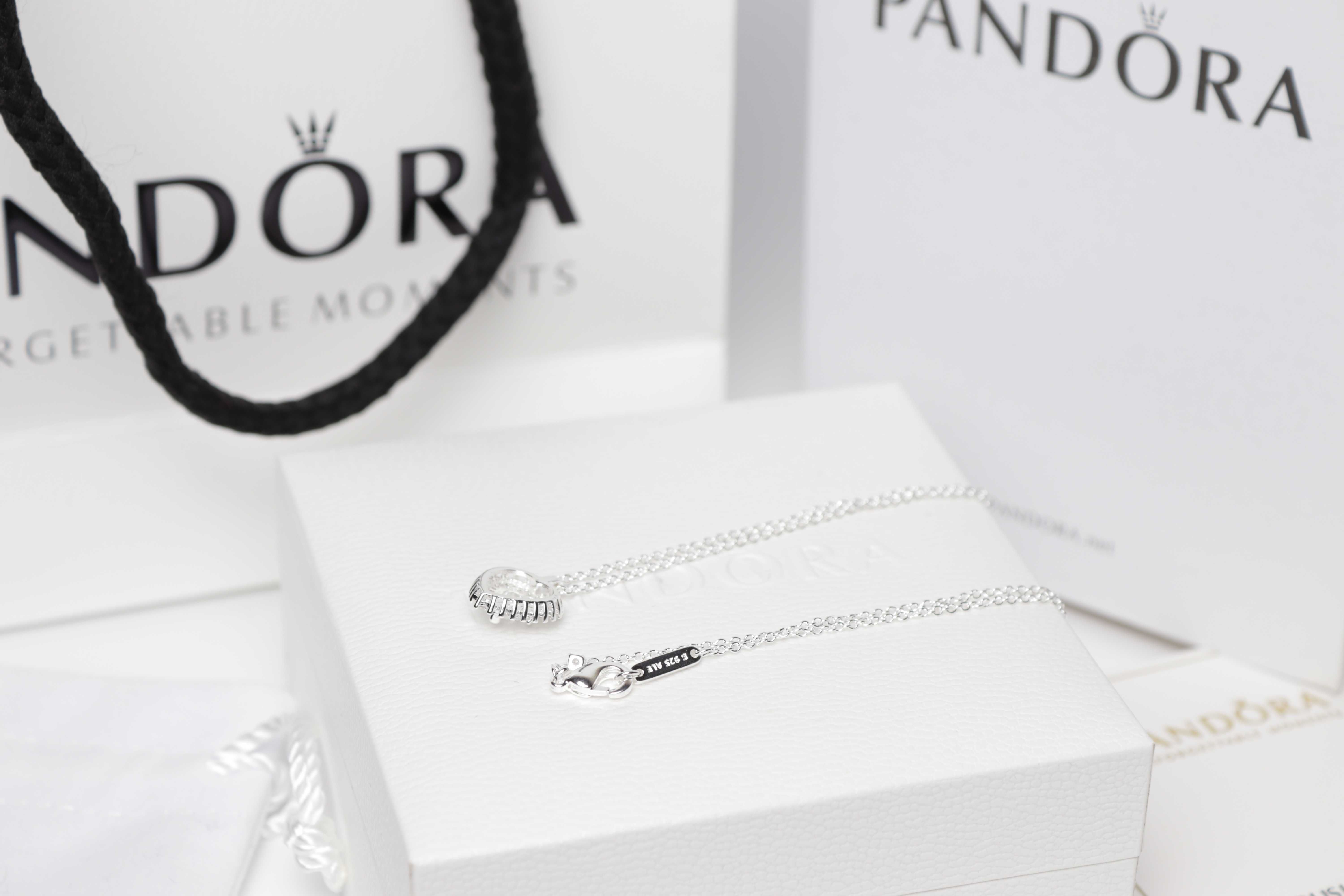 Pandora підвіска Сяюче серце з ореолом з фірмовим пакванням
