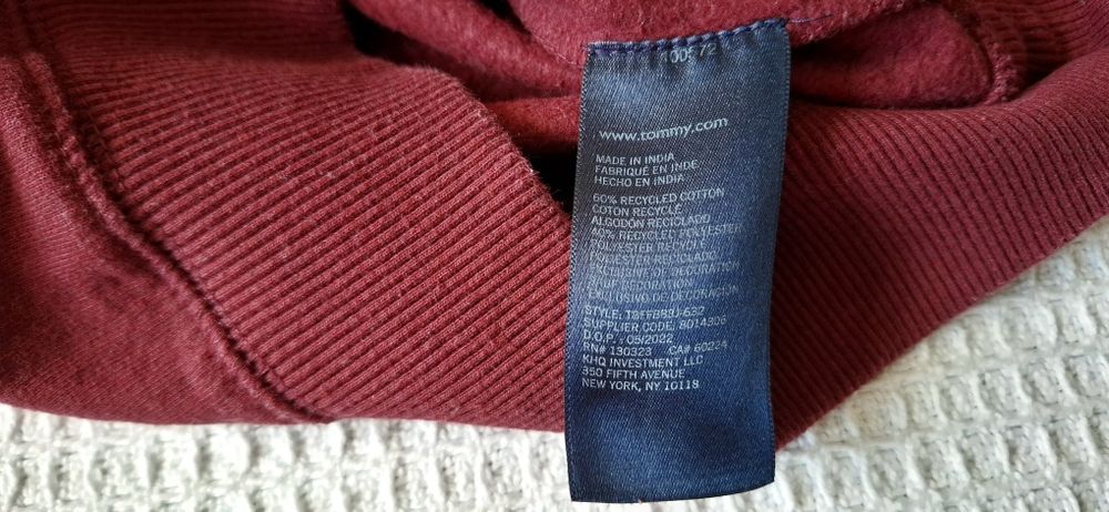 Tommy Hilfiger, bluza z kapturem, roz. 122cm