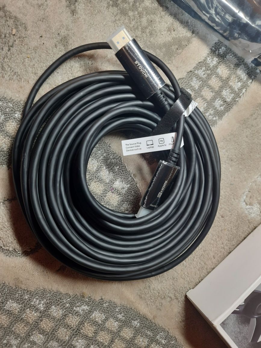 hdmi кабель  stouchi 8k optic cable 20 метров